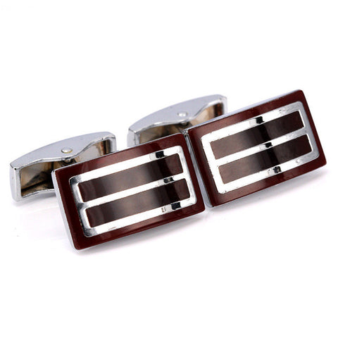 Sophisticated Enamel Cufflinks