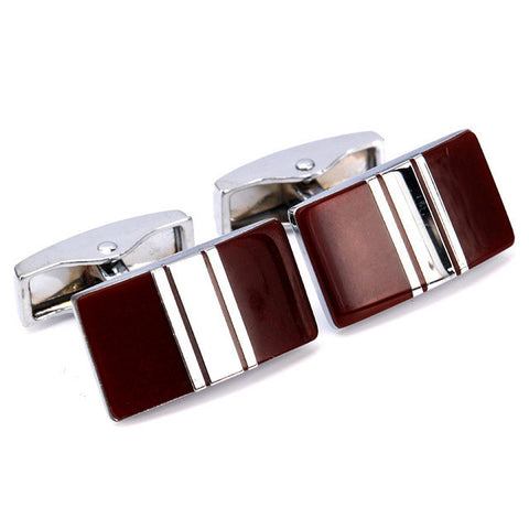 Sophisticated Enamel Cufflinks