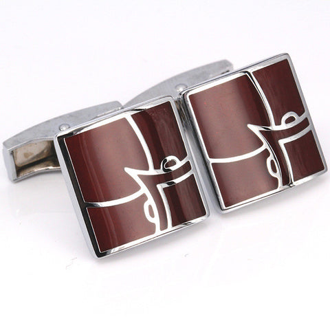 Sophisticated Enamel Cufflinks