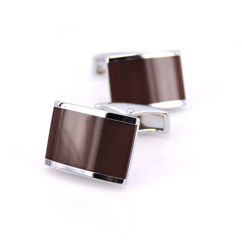 Sophisticated Enamel Cufflinks