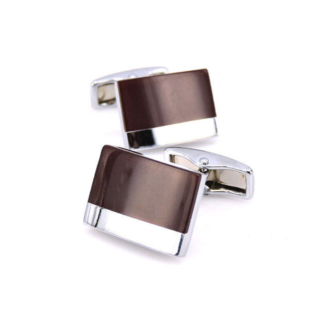 Sophisticated Enamel Cufflinks