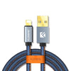 1M Denim USB Micro Type C Fast Charge Data Cable