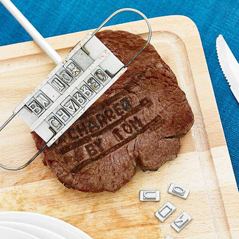 Changeable Steak Meat BBQ Branding Iron