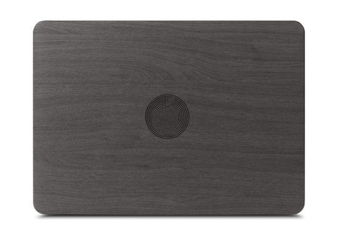 Black Wood Grain PU Leather Laptop Cases for Apple Laptops