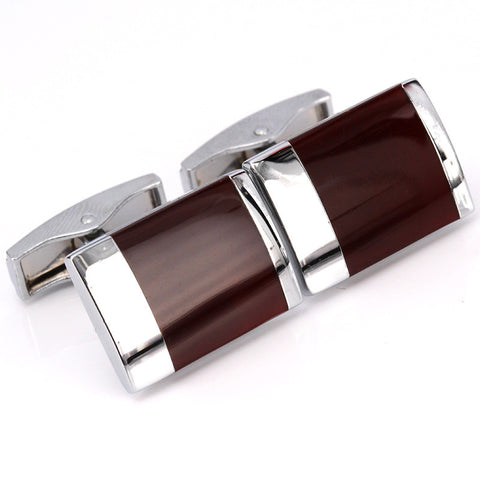 Sophisticated Enamel Cufflinks